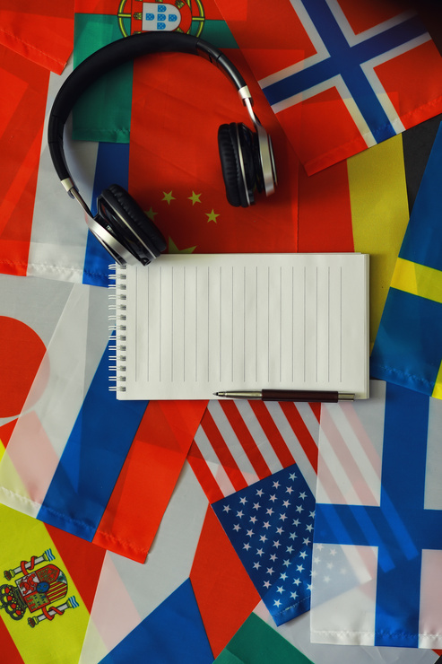 Learning Foreign Languages. Audio Language Courses. Background F